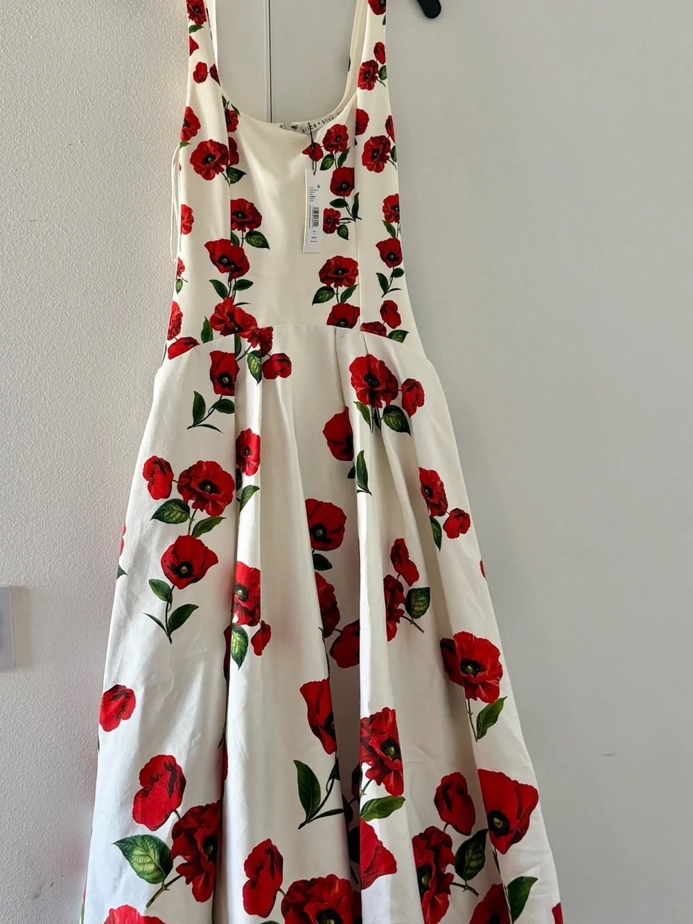 Alice + Olivia Adley Summer Poppy Dress Size 0 | SU26 | Retail $795 - Picture 9 of 11